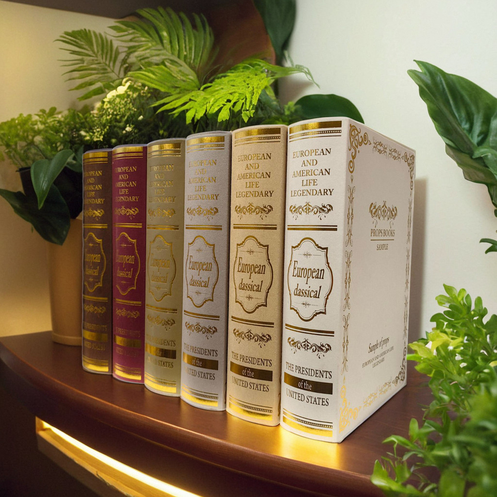 Fake Book European Style Gilding Retro Decorative Book Modern ...