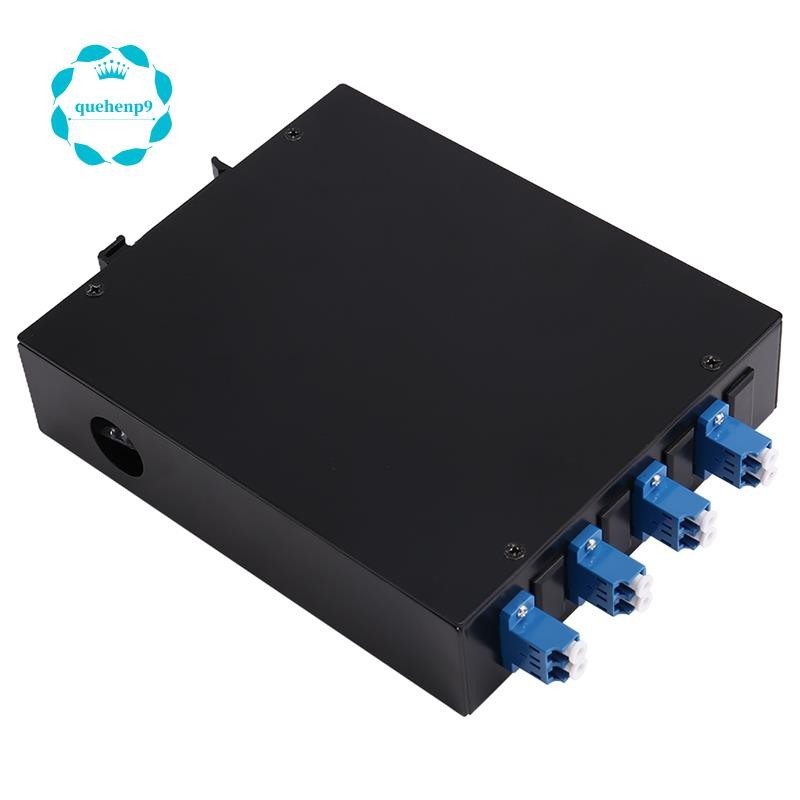 FTTH LC Fiber Optic Terminal Box 4 Port 4 Core Single Mode Fiber Flange ...