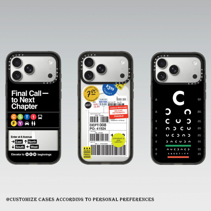 CASETY Label Sticker Design Magnetic Case For iPhone 17 17Pro 16 15 14 ...