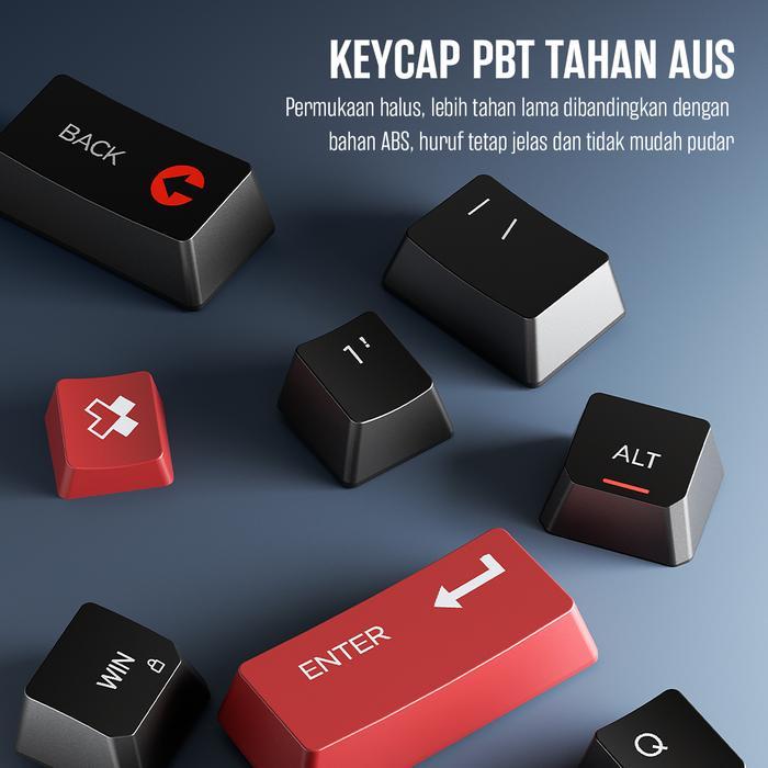 GAMEN GK110 / GK-110 Wired Gaming Keyboard Silence Anti Ghost Keys - Gambar 4