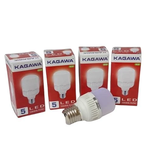 (BUBBLEWRAP) 5 WATT SNI BOHLAM LAMPU LED KAGAWA ECO CAHAYA PUTIH - Gambar 2