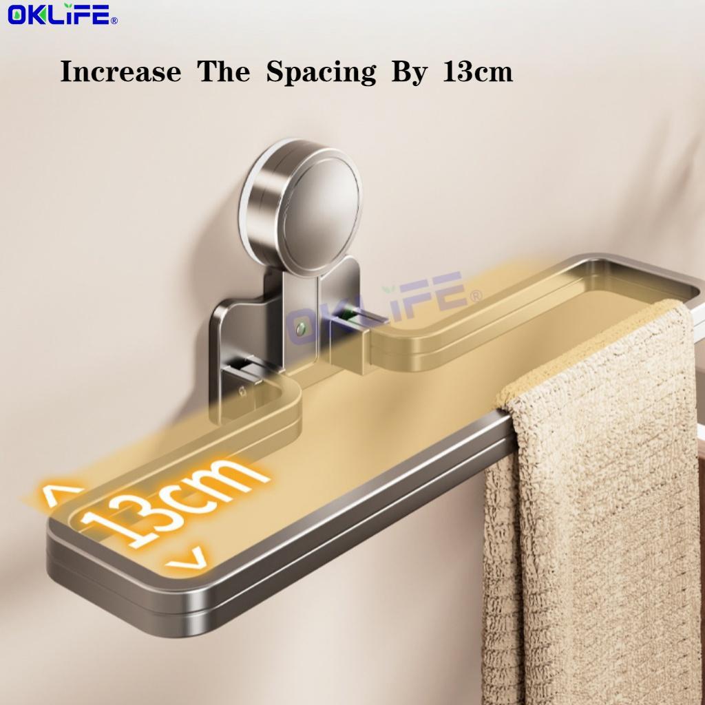 Space Saving Foldable Suction Drying Rack Punch Free Multi Clip Wall Hanger For Socks Underwear Baby Clothes view 5