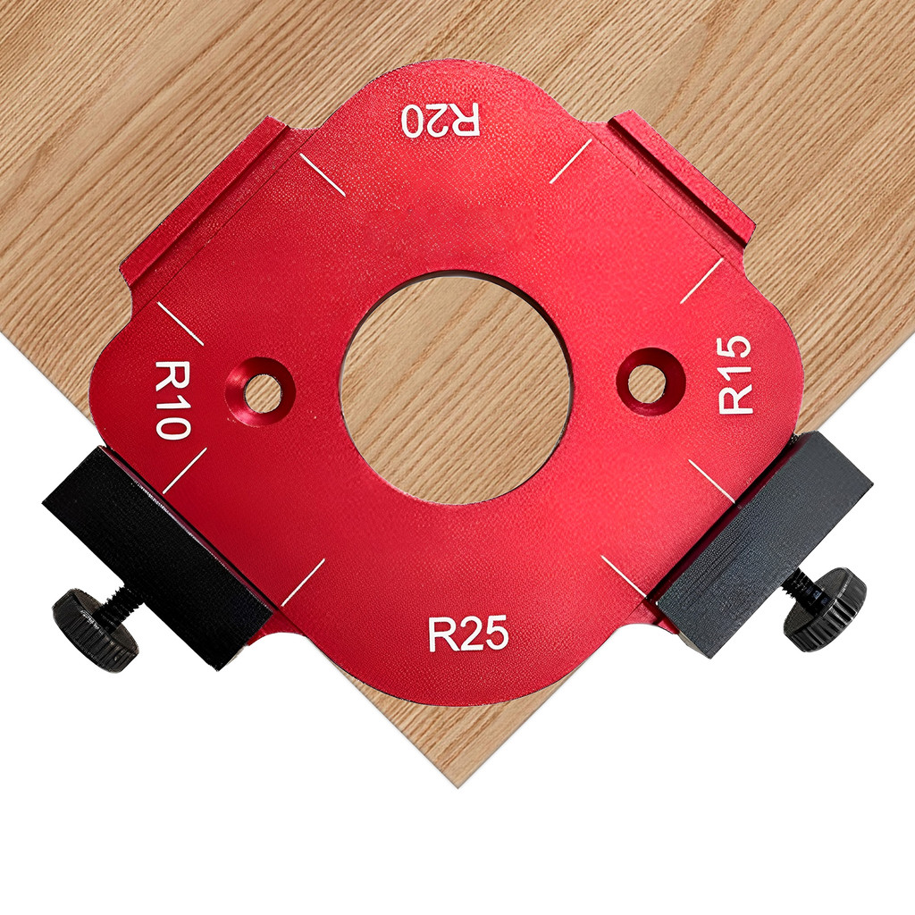 Round Corner Radius Template Metal Woodworking Rounded Corner Router ...