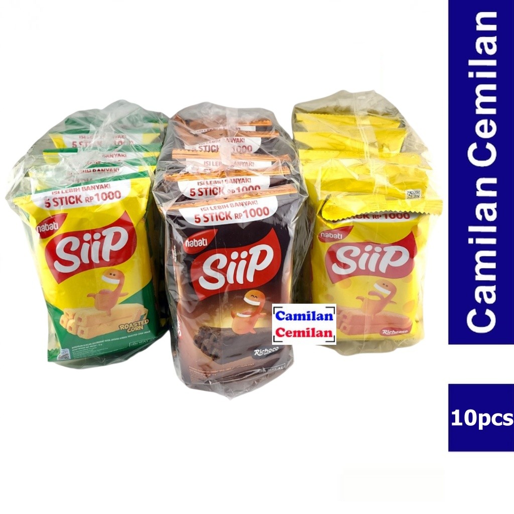 Nabati Siip Renceng contains 10 pcs x 12 gr | Shopee Singapore