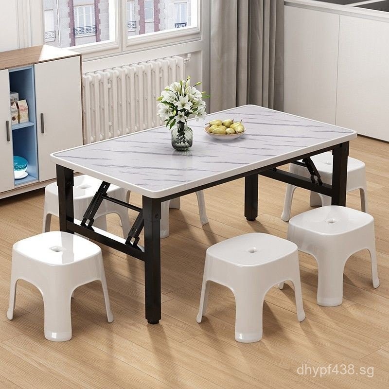 Foldable Low Table for Home Use, Simple Dining Table, Small Table for ...