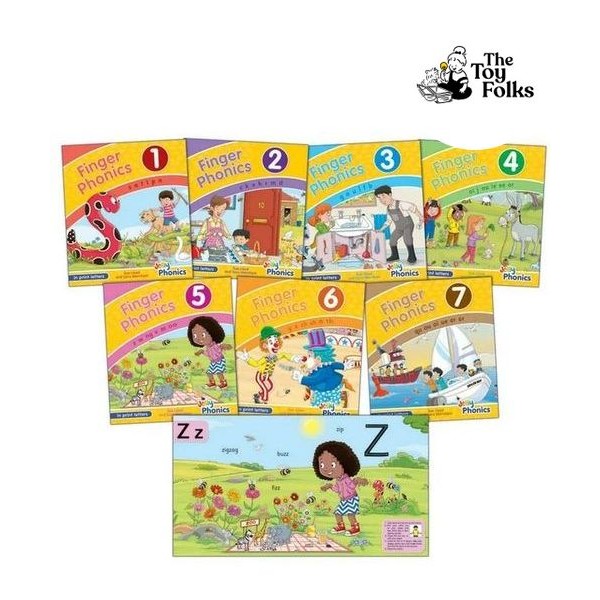 Jolly Finger Phonics Books 1 To 7 In Print Letters | Shopee Singapore