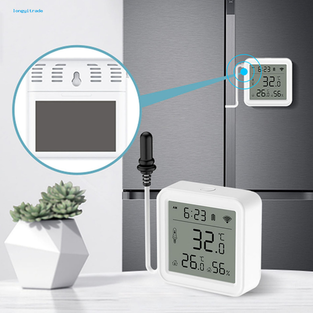 Wall Mountable Humidity Monitor Hygrometer Home Wifi Temperature ...