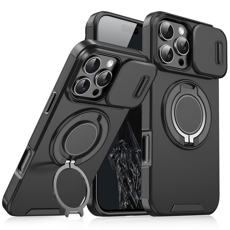 Shockproof Magnetic Phone Case for iPhone 16 15 14 13 12 Pro Max Plus ...