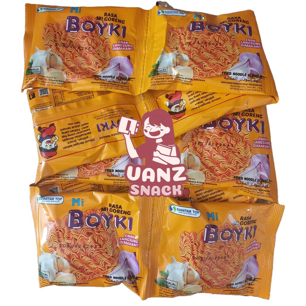 Mi Boyki Rasa Sambal Goreng - Netto 10 bks x 16 gr - Gambar 3
