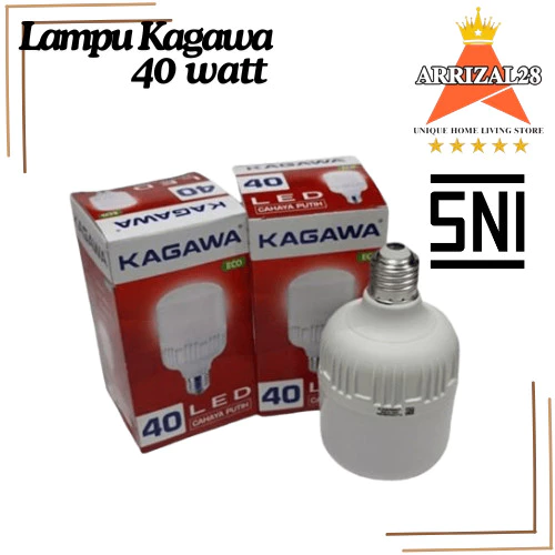 AFL (BUBBLEWRAP) 40 WATT SNI BOHLAM LAMPU LED KAGAWA ECO CAHAYA PUTIH