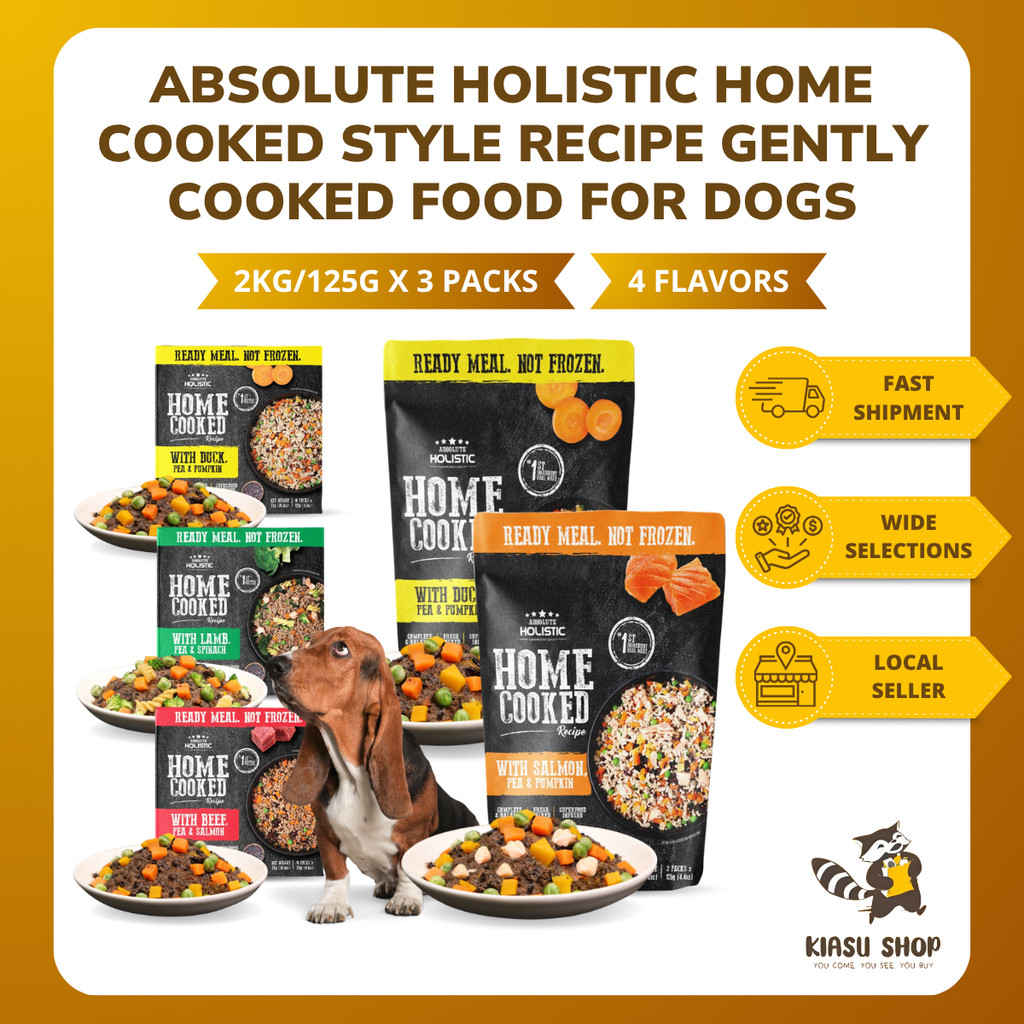 Absolute Holistic Home Cooked Style Recipe Gently Cooked Food for Dogs ...