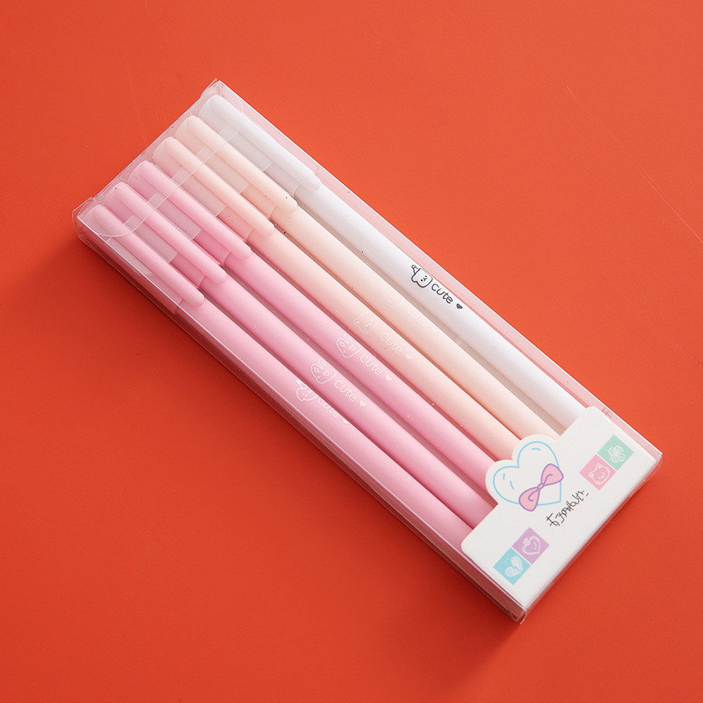 POPmaker Moradi Gel Pen 0.5mm 6 Pcs Pastel - Gambar 3