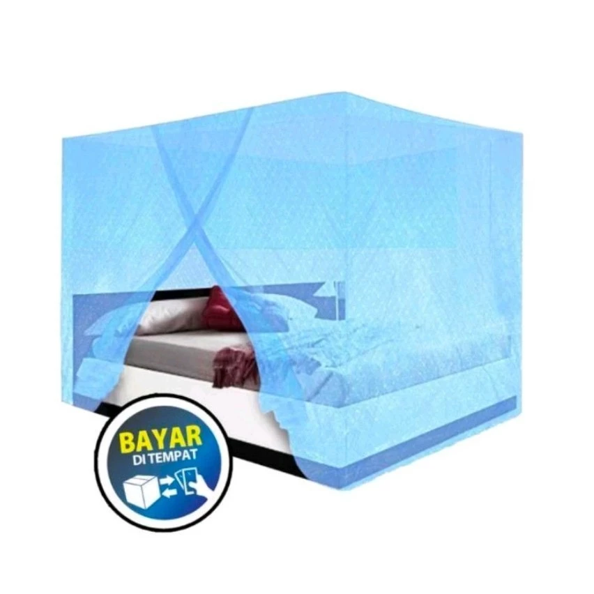AFL KELAMBU TIDUR MANOHARA KOTAK GANTUNG JUMBO 180x200 - Gambar 3