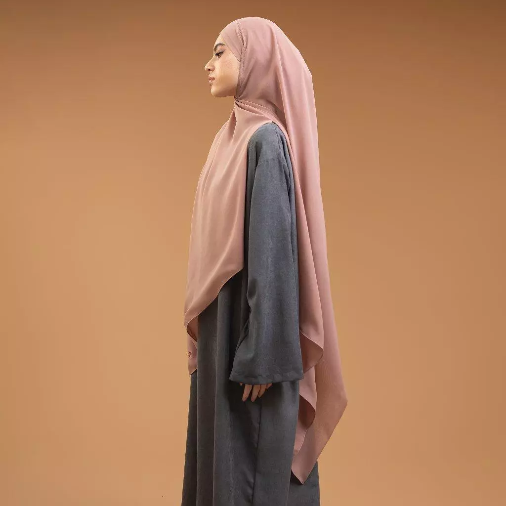 Lozy Hijab - Shafa Pashmina Bandana (Pashban Shawl Syari Bahan Shiffon Silk) - Gambar 4