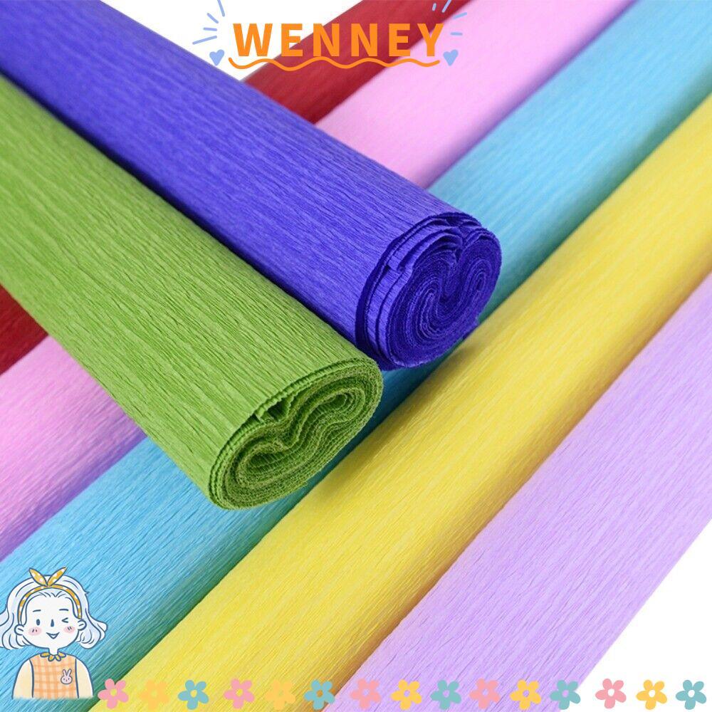 WEY Crepe Paper, Thickened wrinkled paper Production material paper ...