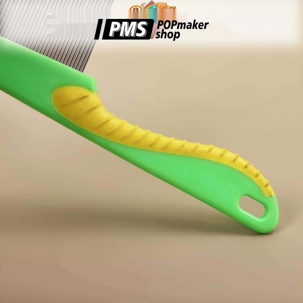 PoPmaker shop sisir kutu gagang panjang pembersih ketombe higienis praktis ringan mudah untuk perawatan rambut anak H767 COD - Gambar 3