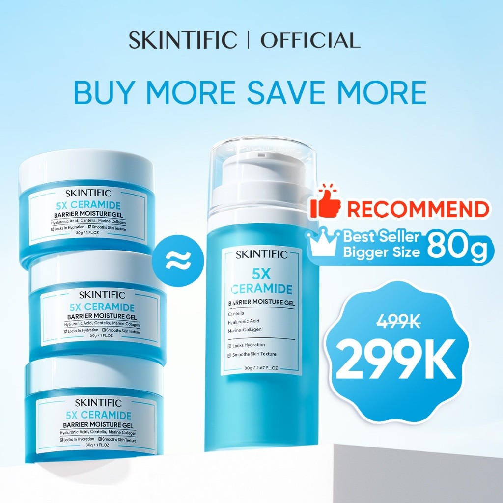 Skintific Barrier Repair & Brightening Gel Set