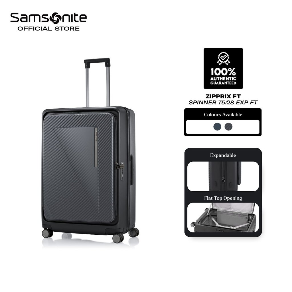Samsonite Zipprix FT Spinner 75/28 EXP FT | Shopee Singapore