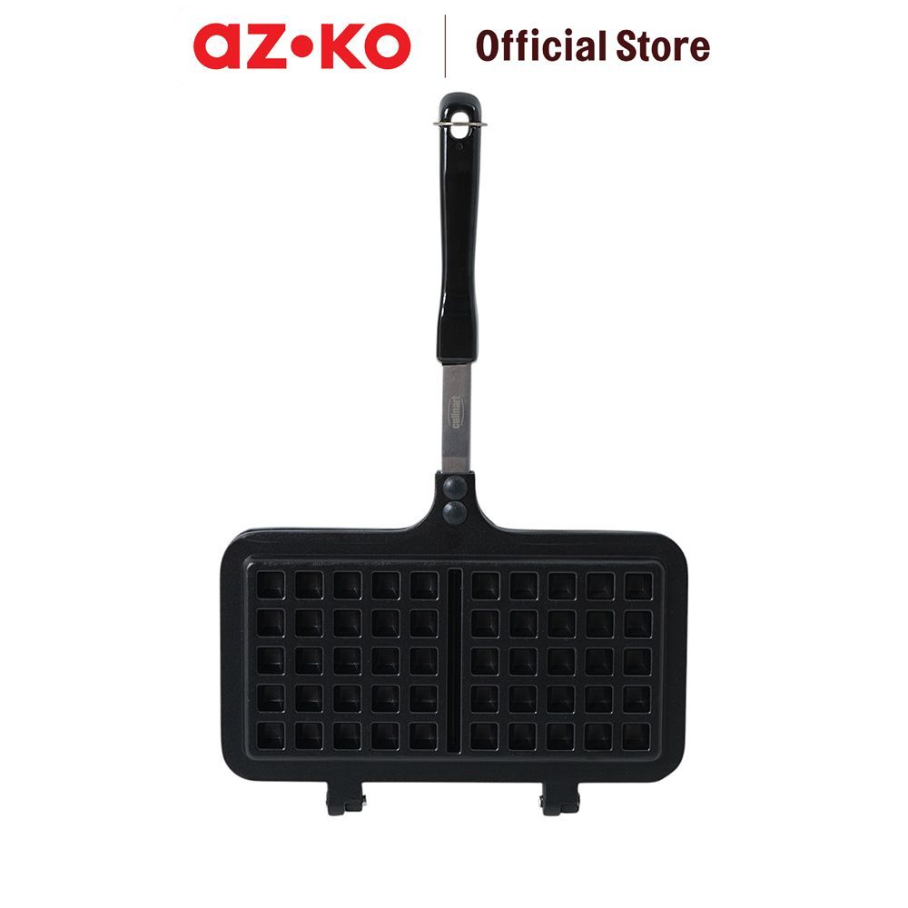 AZKO Culinart Cetakan Waffle Square Double Aluminium Die-Cast - Abu-Abu Cetakan Waffle Grill Waffle Pembuat Waffle - Gambar 4