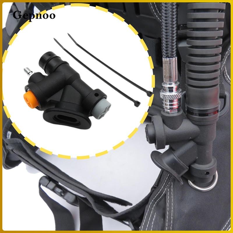 Gepnoo Diving BCD Power Inflator Inflation Deflation Valve for 1 inch ...