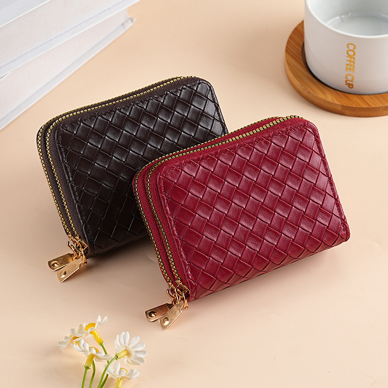 POPmaker Dompet Wanita Mini Anyam Multifungsi - Gambar 2
