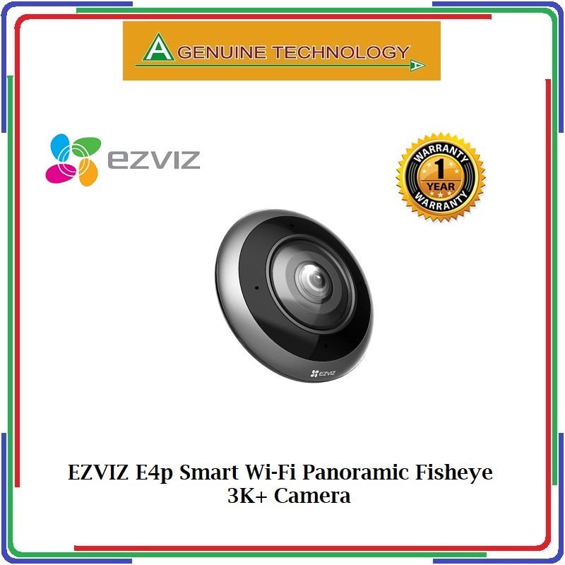EZVIZ E4p Smart Wi-Fi Panoramic Fisheye 3K+ Camera - 1 Year Warranty ...