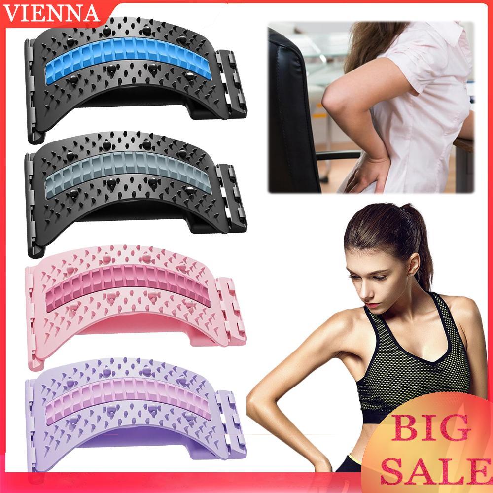 Lumbar Back Cracker Board Adjustable Back Massager Lumbar Support Board ...
