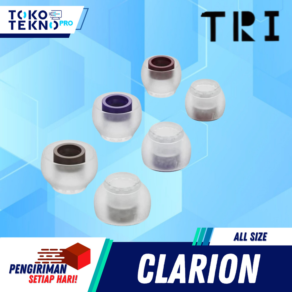 TRI Clarion Eartips Upgrade Silicone Eartips for IEM Earphone