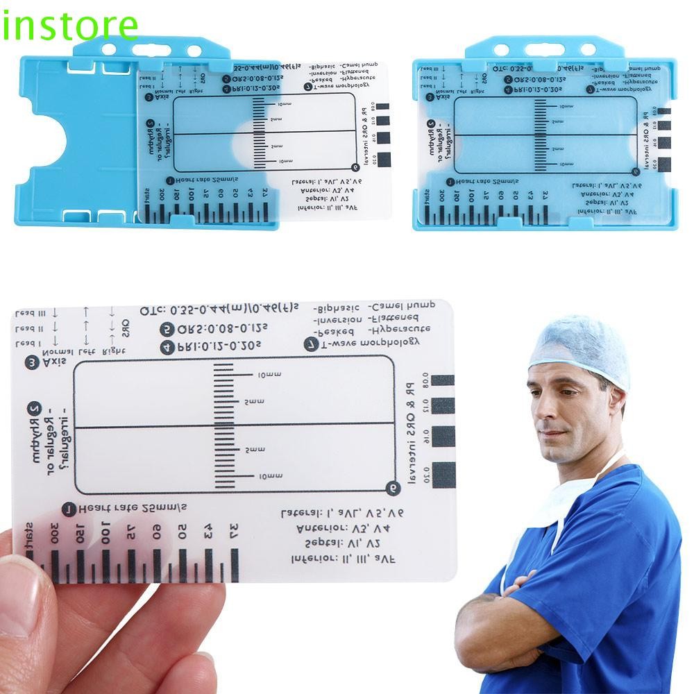INSTORE Ecg/Ekg Reference Guide, Portable Pocket with Protective Sheath ...