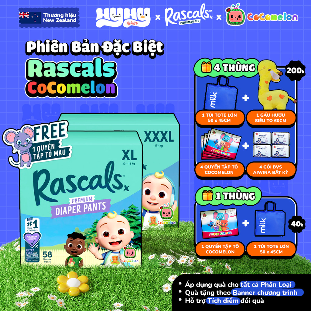 Rascal and Friends Cocomelon Premium New Zealand Diapers, Genuine ...