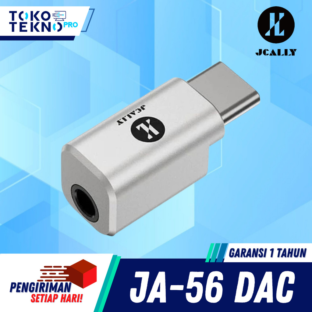 JCALLY JA56 / JA-56 HiRes Dongle DAC ALC5686 USB Type C to 3.5mm Jack Audio Converter