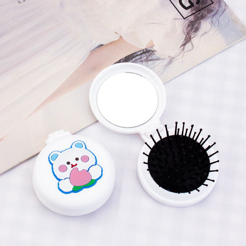 Popmaker Shop Sisir Lipat 2in1 Dengan Cermin - Gambar 4