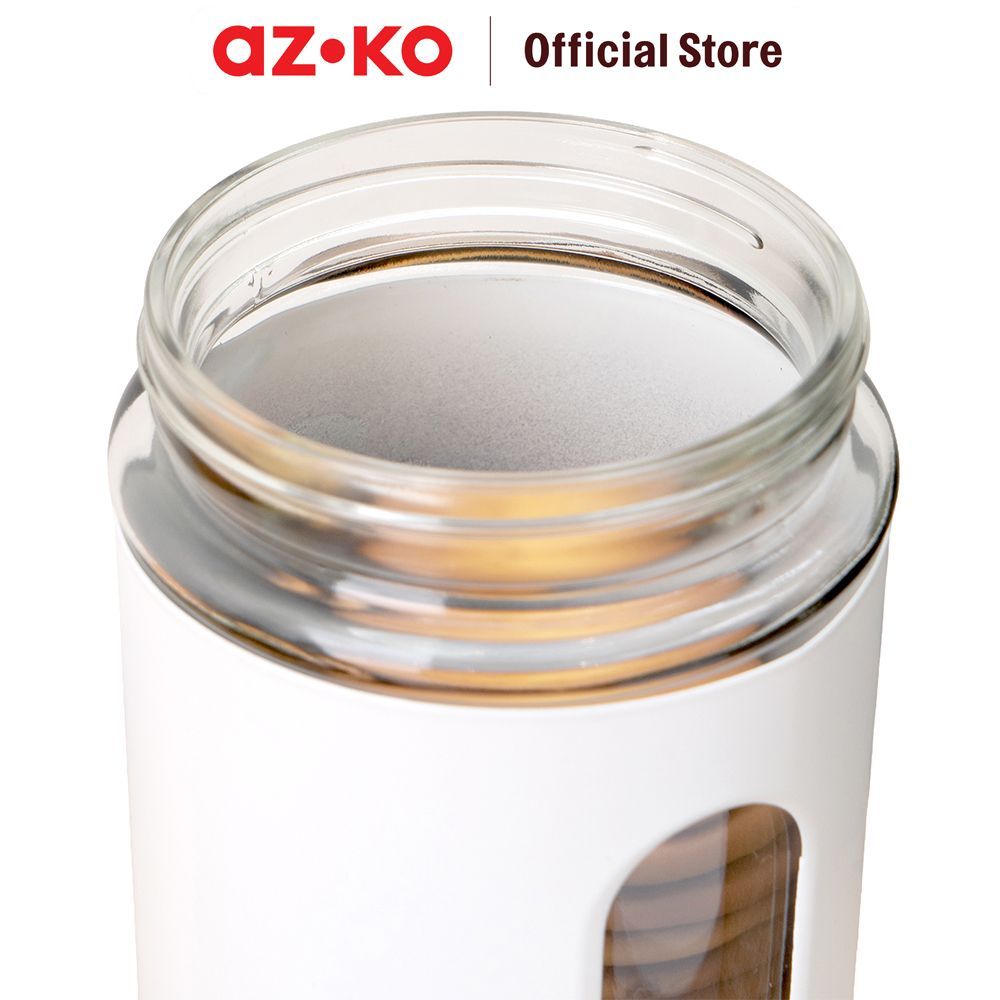 AZKO Culinart Cany Stoples Kaca Toples Jar Food Container Setoples Wadah Penyimpanan Kedap Udara - Gambar 4