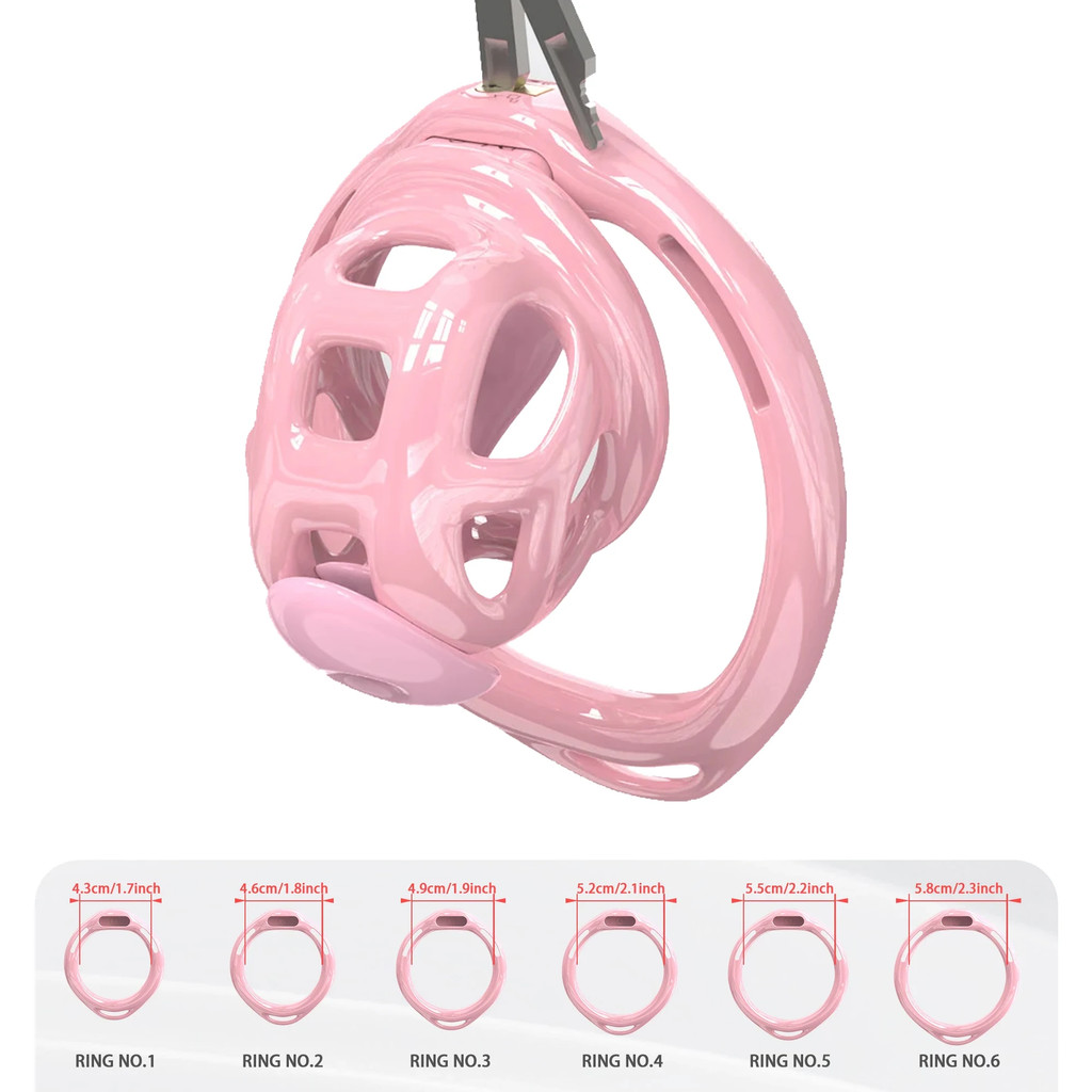 Invisible Chastity Cage with Lock