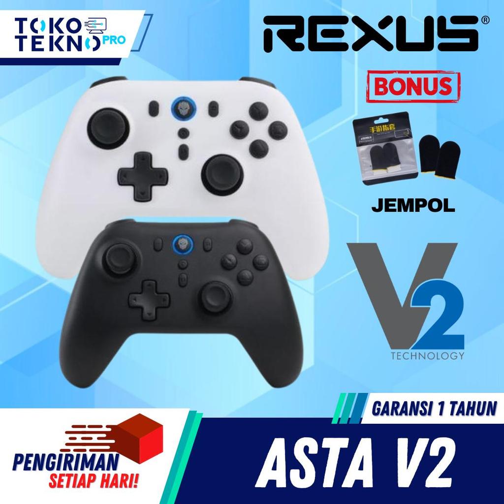 Rexus ASTA GX150 / GX-150 Gaming Joystick Controller With Hall Effect Dual Mode Wireless