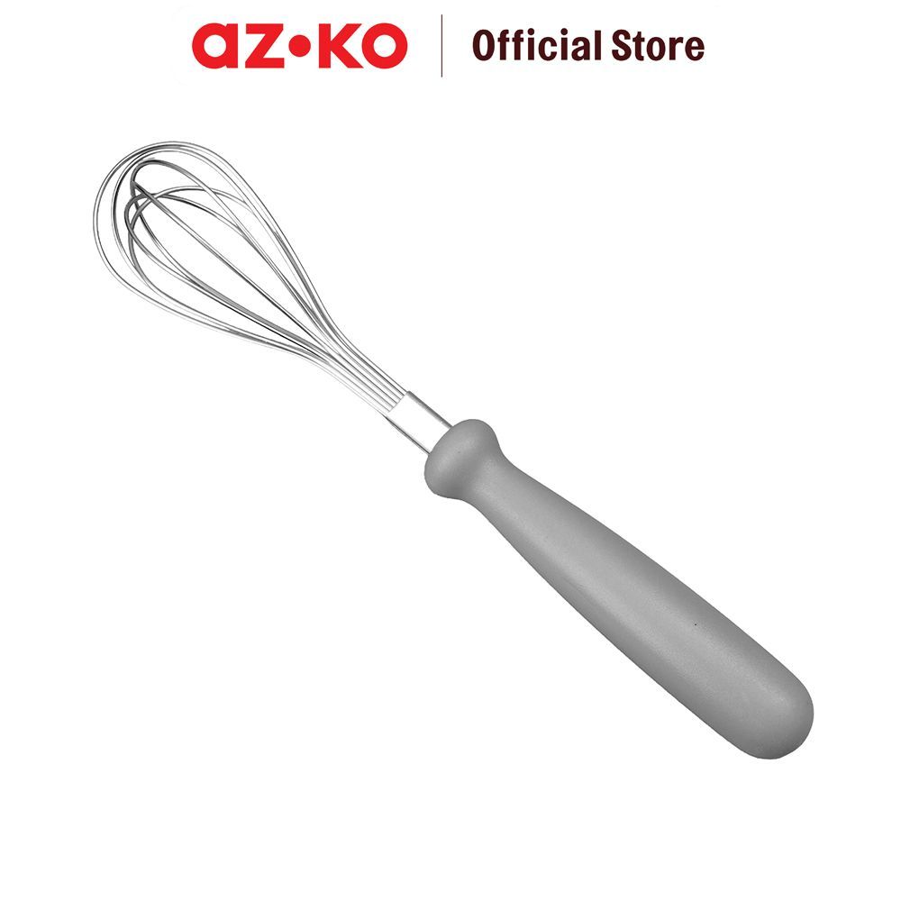 AZKO Culinart Peralatan Masak Set 6 pcs - Abu-Abu Cooking Utensils Set Peralatan Memasak Food Grade Spatula Sutil Sendok Nasi Perlengkapan Dapur - Gambar 4