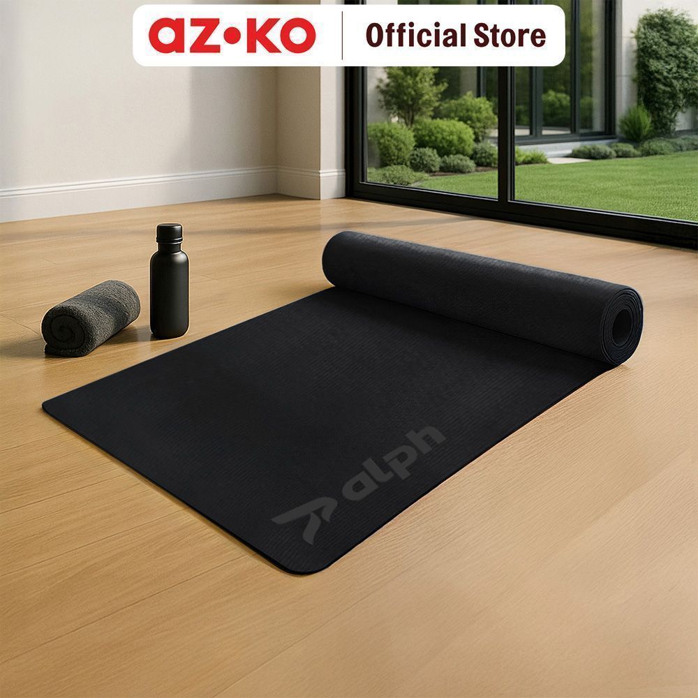 AZKO Alph Matras Yoga Nbr 10 mm Yoga Mat Exercise Alas Tikar Senam Fitness Training Pad Workout Matras Senam - Gambar 2
