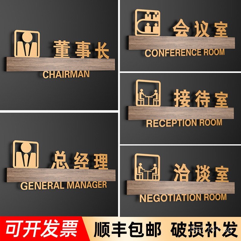 Office Door Sign for Room Manager, Creative Negotiation Sign for ...