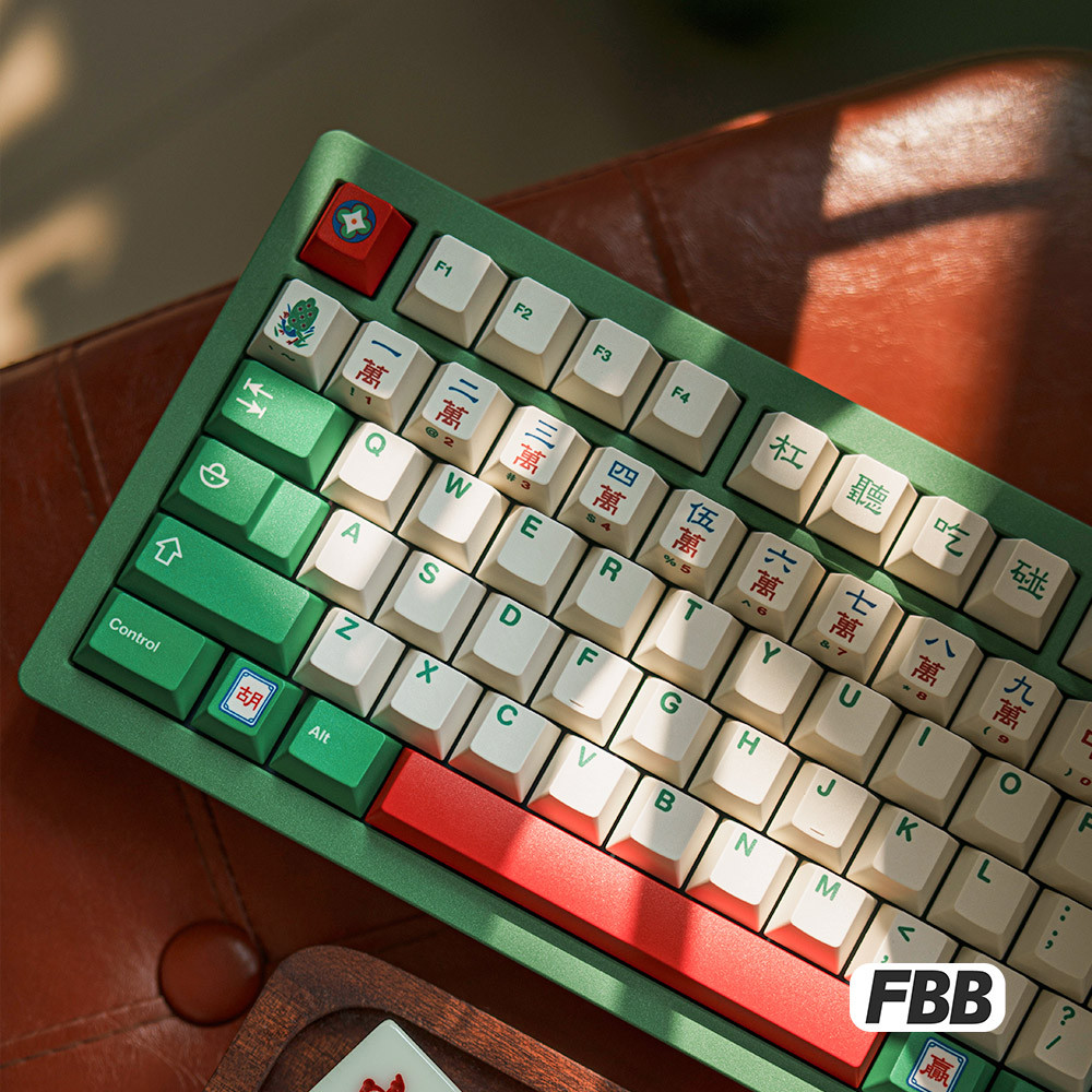 FBB Original Self-Touch Mahjong Keycap Side Engraving PBT Sublimation ...