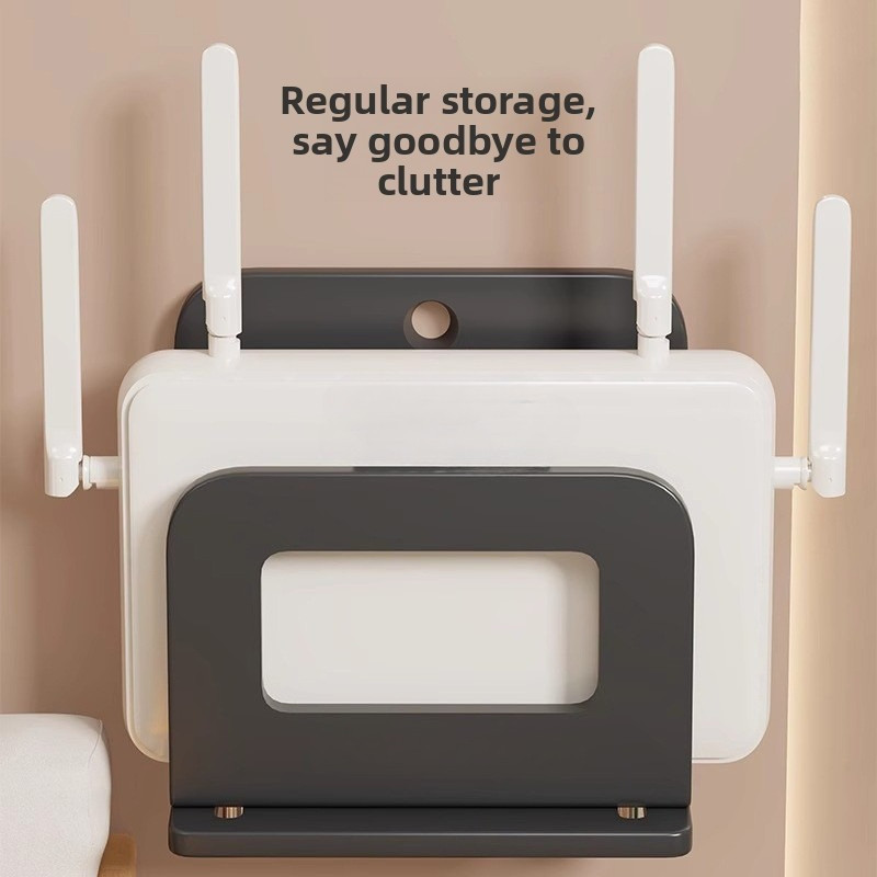 Wall Mounted Router Bracket Adjustable Small Device Wall Mount Holder ...