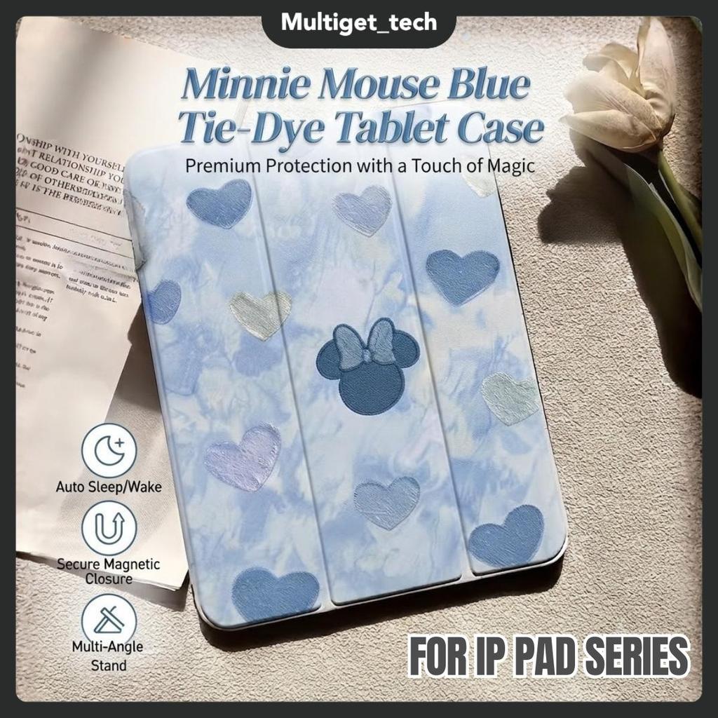 Case Matte Cute Love For iPad Gen 11" Gen 7 8 9 10.2" Air 4 5 6 Gen 10th 10.9 inch Motif Cartoon Minnie Mouse Mini 1 2 3 4 5 6 7 Pro 11" Smart Casing