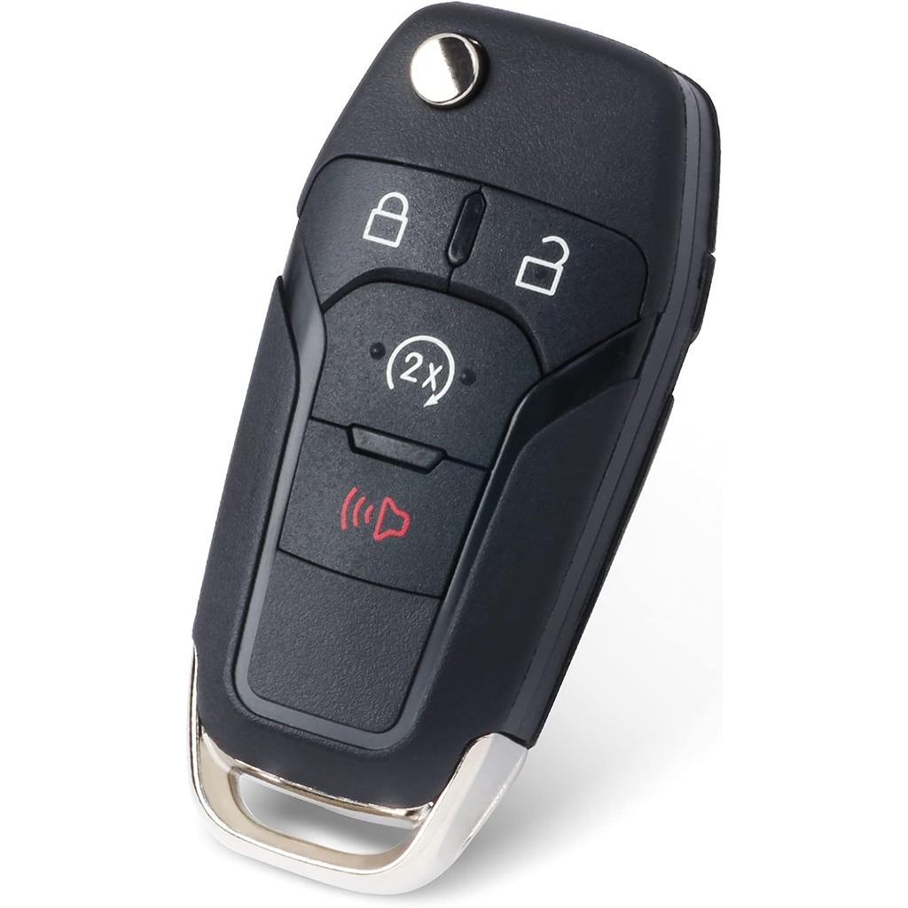 Flip Key Fob Keyless Entry Remote Control for Ford F150/F250/F350/F450 ...