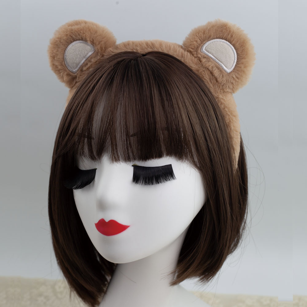 Popmaker Shop Bandana Wanita Korean Pom Pom Bulu - Gambar 3