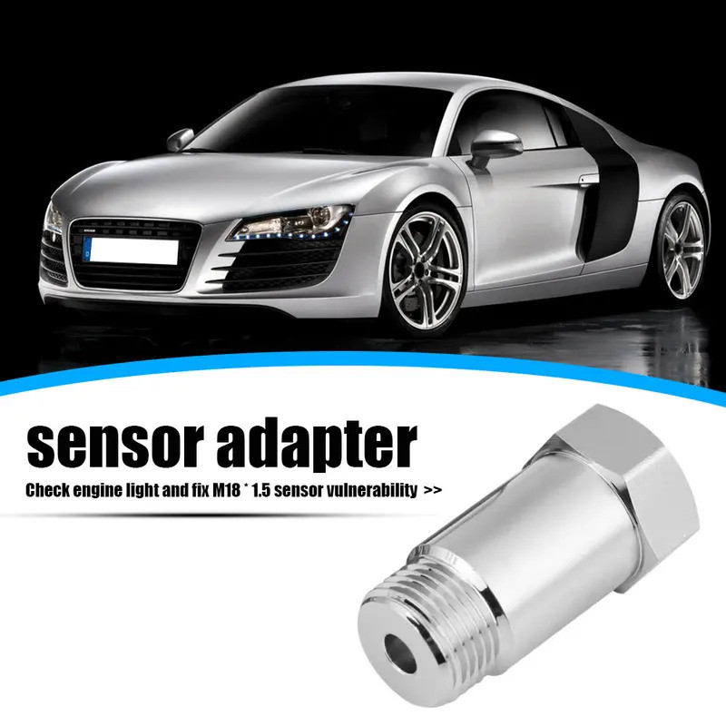 M18X1.5 Oxygen O2 Sensor Extender O2 Oxygen Sensor Spacer Car CEL Fix ...