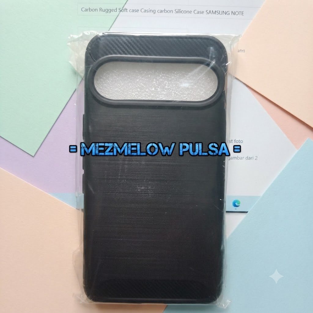 Caseng Fiber Carbon Softcase Caseng Casing GOOGLE PIXEL 9 BIASA