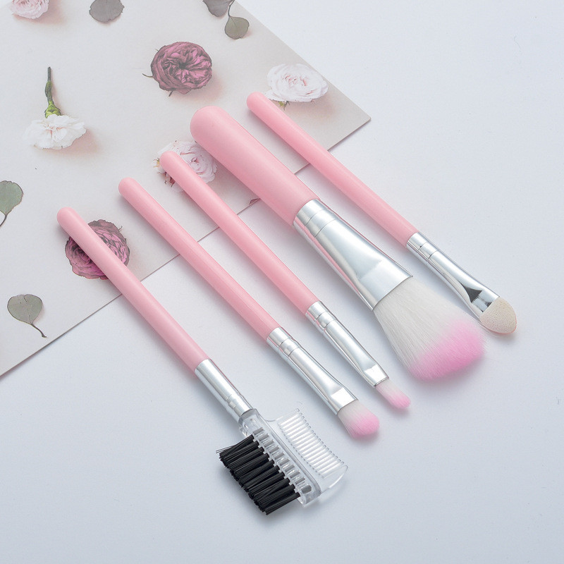 Popmaker Shop 5in1 Makeup Brush Set Pouch - Gambar 2