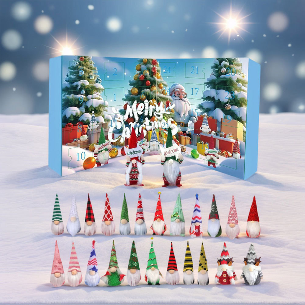 2025 Christmas Gnome Holidays Advent Calendar Christmas Advent Calendar ...