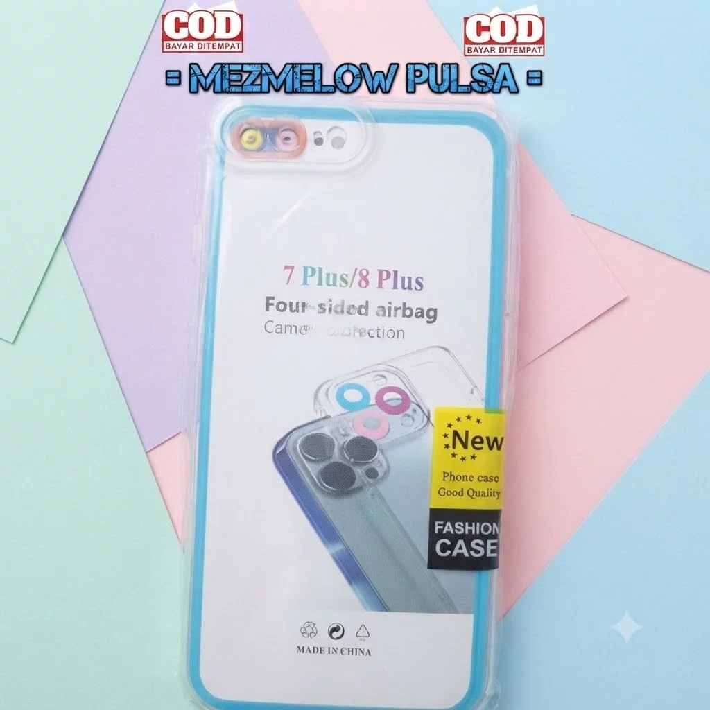Softcase Silikon Transparant  Casing Caseng IPHONE 7 PLUS / IPHONE 8 PLUS