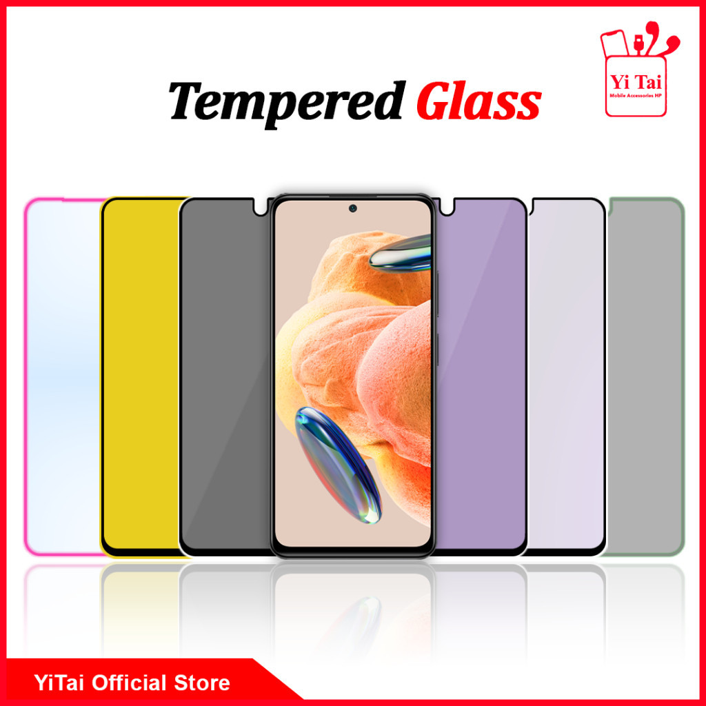 YI TAI Tempered Glass Glow Bening Anti Spy Blue Glare Vivo V50 V50 Lite V60 Lite T5 Pro