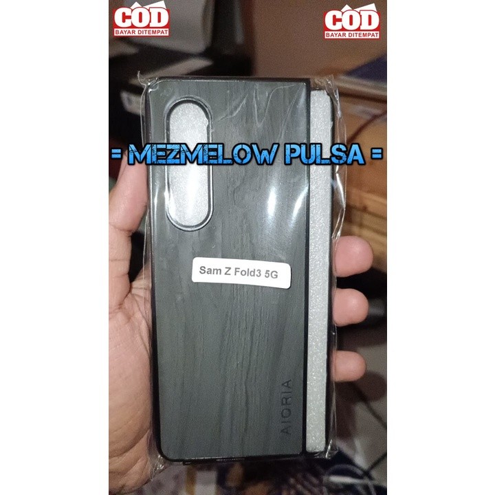 Phone Case Hard Case Casing Caseng Simple Retro Wood Grain Caseng SAMSUNG Z Fold 3 5G - Gambar 2